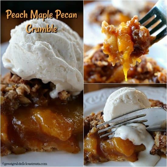 Peach Maple Pecan Crumble Peach Maple Pecan Crumble