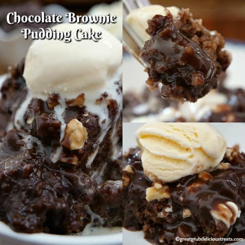 Chocolate Brownie Pudding Cake from Great Grub, Delicious Treats Chocolate Brownie Pudding Cake