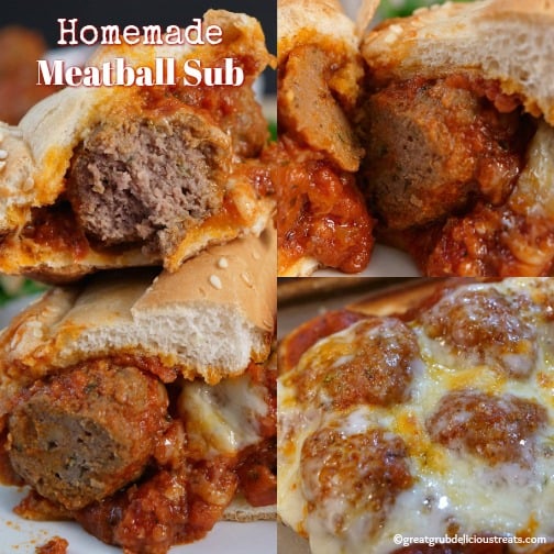 Homemade Meatball Sub Homemade Meatball Sub