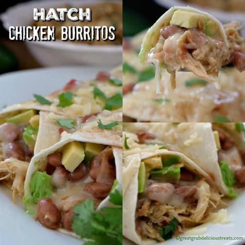 Hatch Chicken Burritos Hatch Chicken Burritos