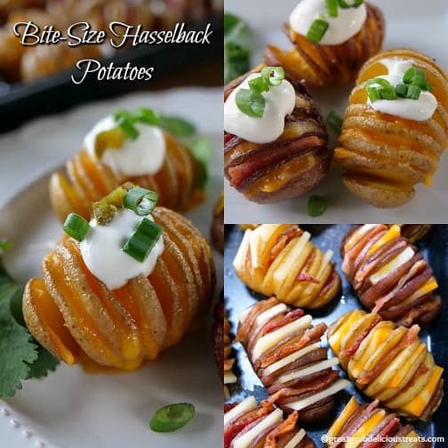 Bite-Size Hasselback Potatoes Bite-Size Hasselback Potatoes