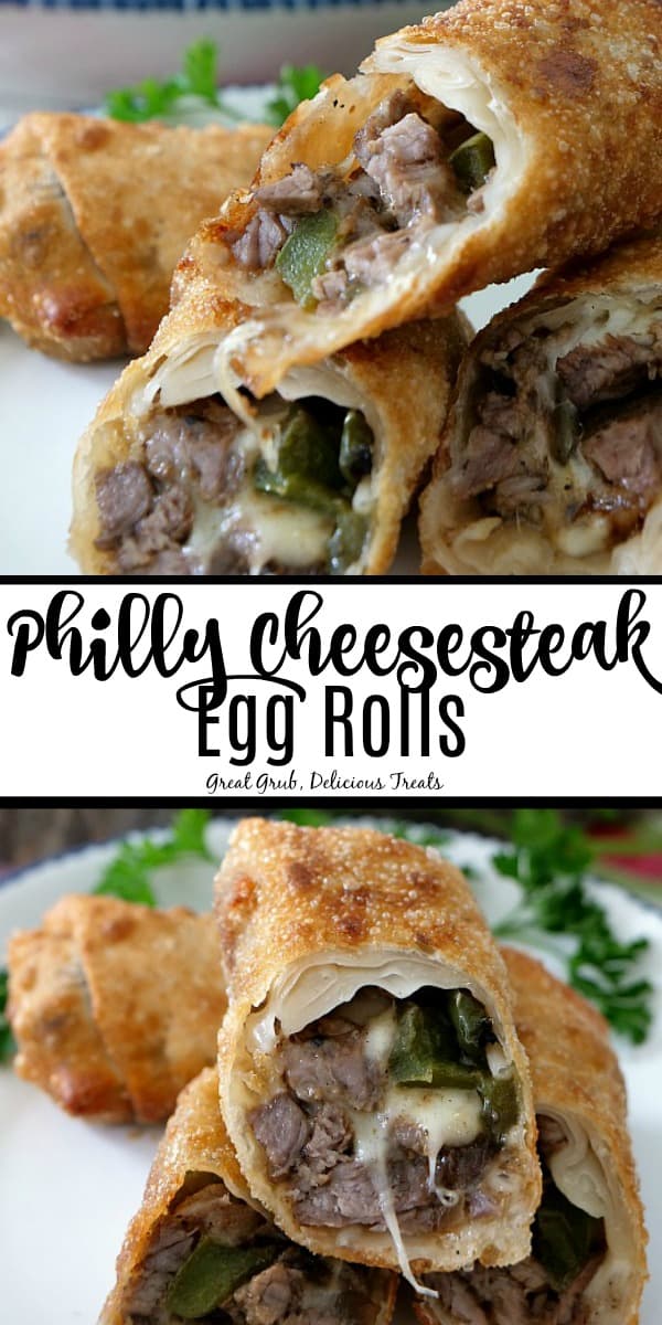 Philly Cheesesteak Egg Rolls are crispy, delicious and tastes like a Philly Cheesesteak sandwich.