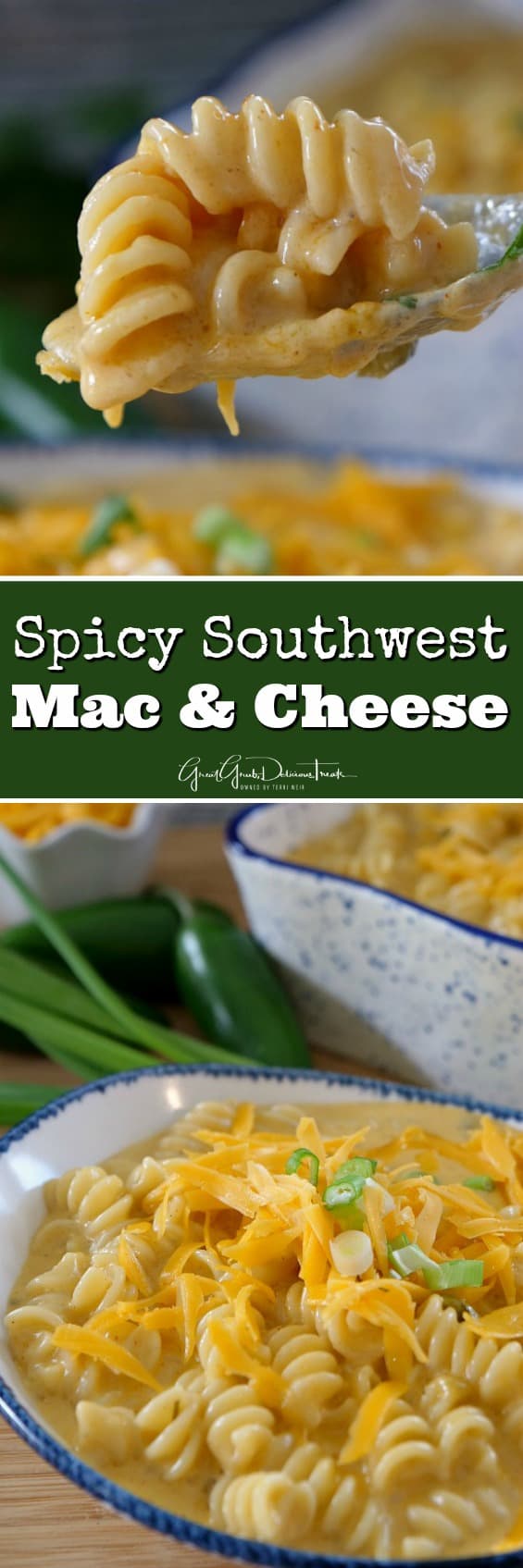 Spicy Southwest Mac and Cheese is delicious comfort food, loaded with creamy cheese and spiced just right. Spicy Southwest Mac and Cheese