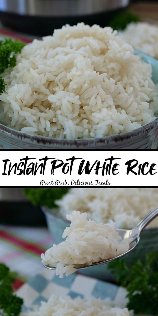 Instant Pot White Rice is an easy way to make perfect white rice every time and is a simple instant pot recipe.