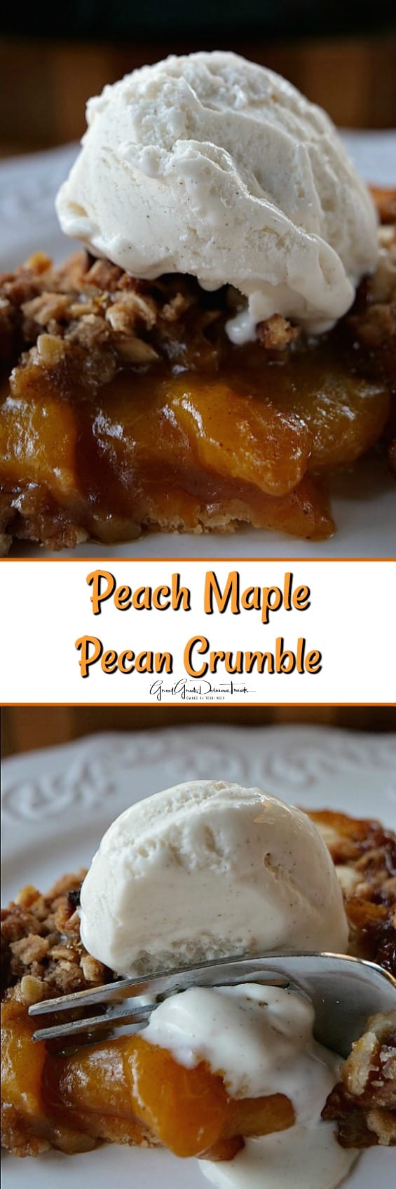 Peach Maple Pecan Crumble Peach Maple Pecan Crumble