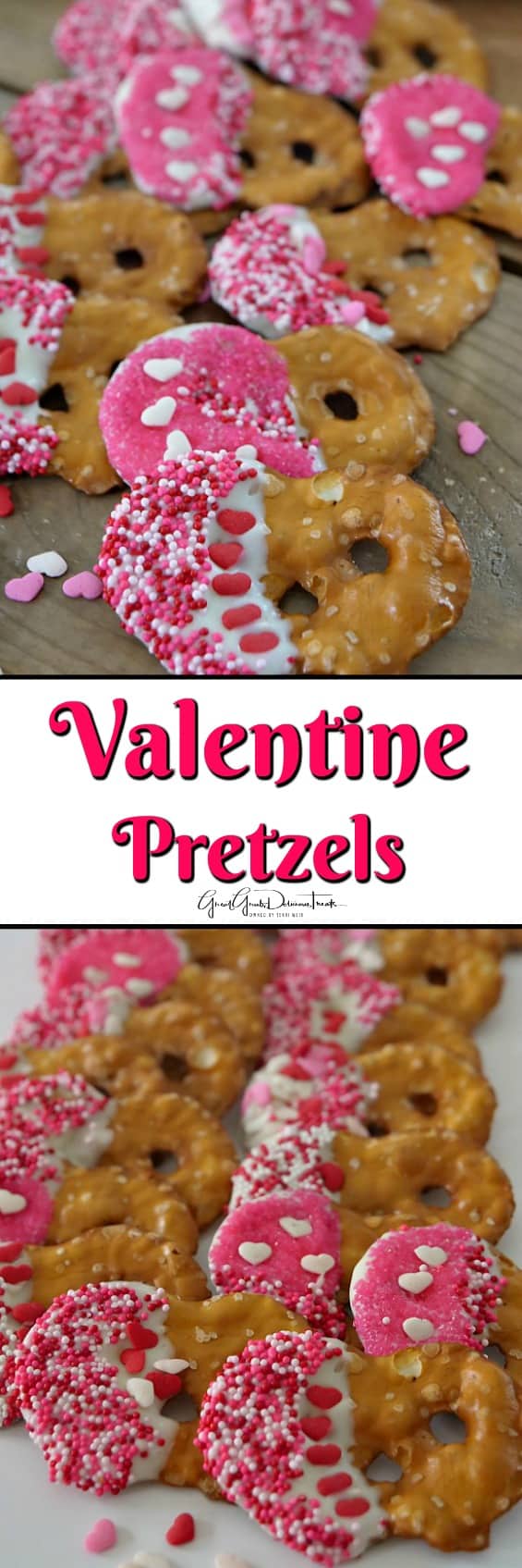 These Valentine Pretzels are both sweet and salty and a delicious and easy Valentine's Day recipe. Valentine Pretzels