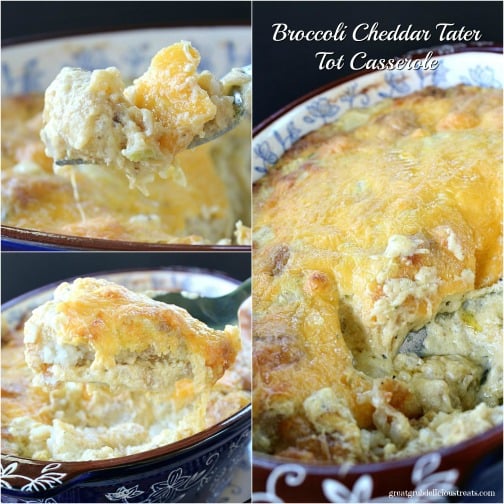 Broccoli Cheddar Tater Tot Casserole