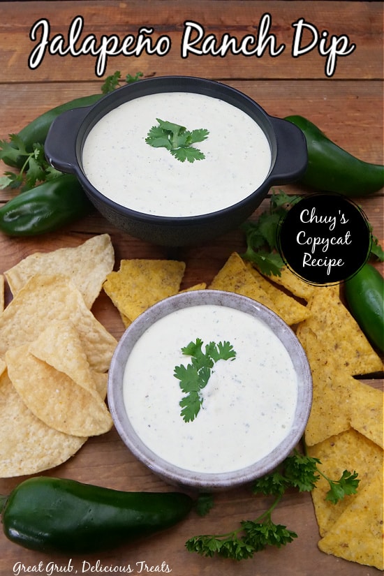 Chuy's Jalapeo Ranch Dip {Copycat Recipe}