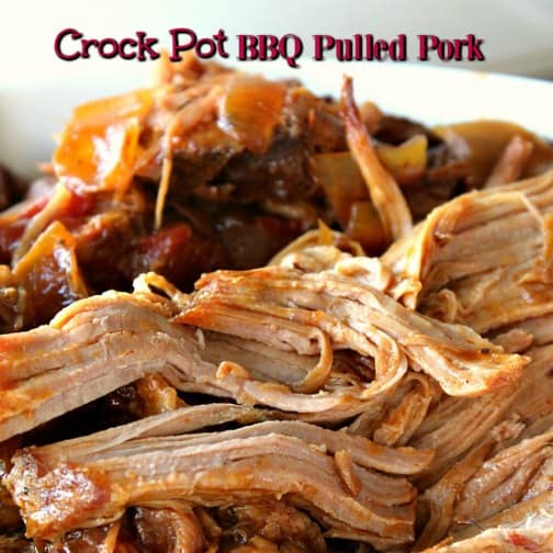 Crock Pot BBQ Pulled Pork Crock Pot BBQ Pulled Pork