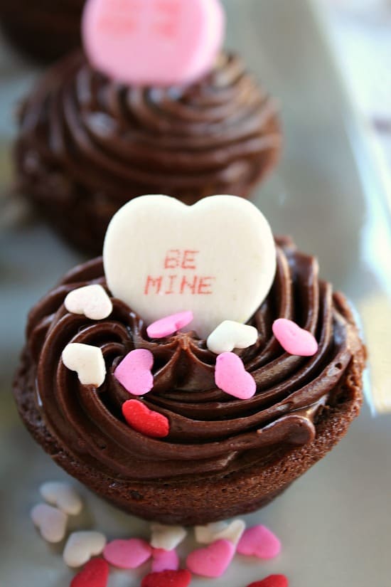 Valentine's Mini Brownie Bites Valentine's Mini Brownie Bites