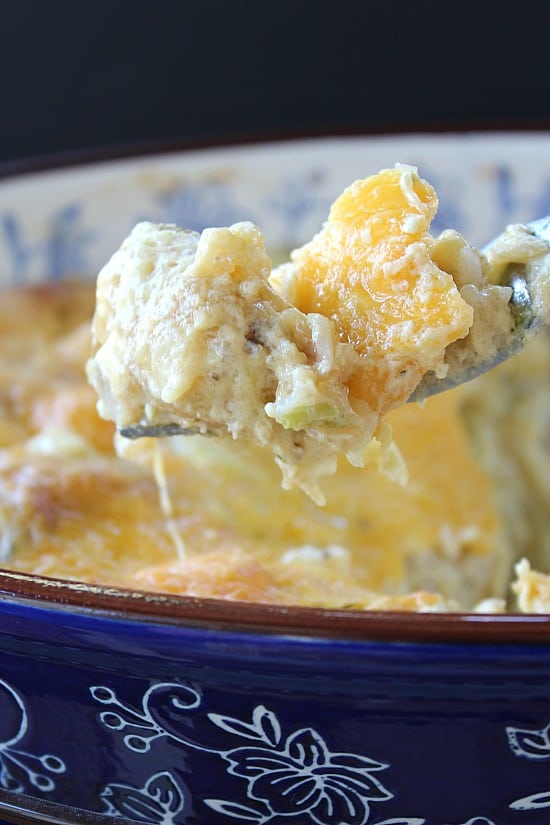 Broccoli Cheddar Tater Tot Casserole