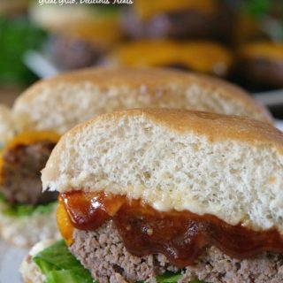 Grilled BBQ Meatloaf Sliders