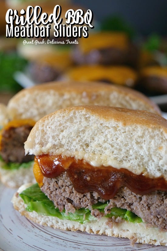 Grilled BBQ Meatloaf Sliders are a great way to enjoy a meatloaf sandwich off the grill. #bbq #meatloafsandwich #sliders #delicious #greatgrubdelicioustreats Grilled BBQ Meatloaf Sliders are a great way to enjoy a meatloaf sandwich off the grill.