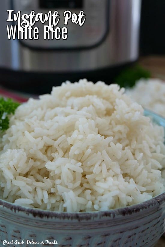 Instant Pot White Rice is an easy instant pot recipe for a quick basic white rice dish.
