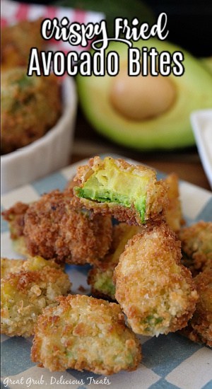 Crispy Fried Avocado Bites are delicious avocado bites that are deep fried and perfect for any game day party or get together.