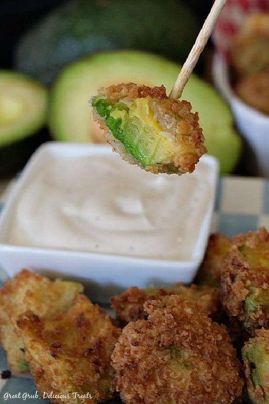 Crispy Fried Avocado Bites make the perfect snack or appetizer recipe and are one of the first to go when on the appetizer table. Crispy Fried Avocado Bites