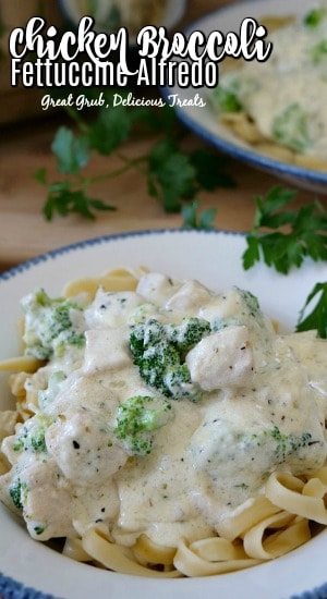 Chicken Broccoli Fettuccine Alfredo has the best homemade creamy alfredo sauce and is an easy weeknight meal.