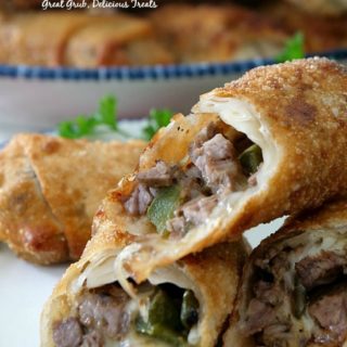 Philly Cheesesteak Egg Rolls